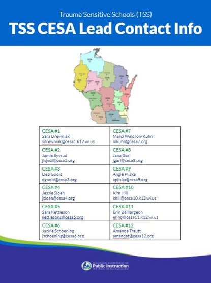 TSS CESA Lead Contact Information