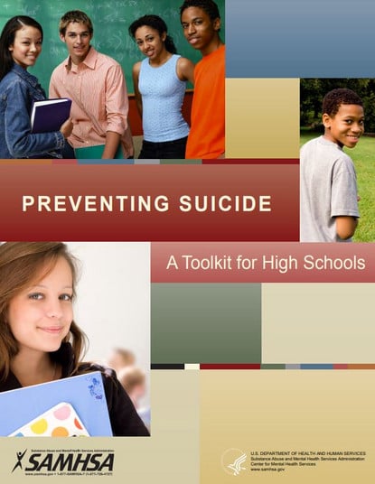 Preventing Suicide: A Toolkit for High School